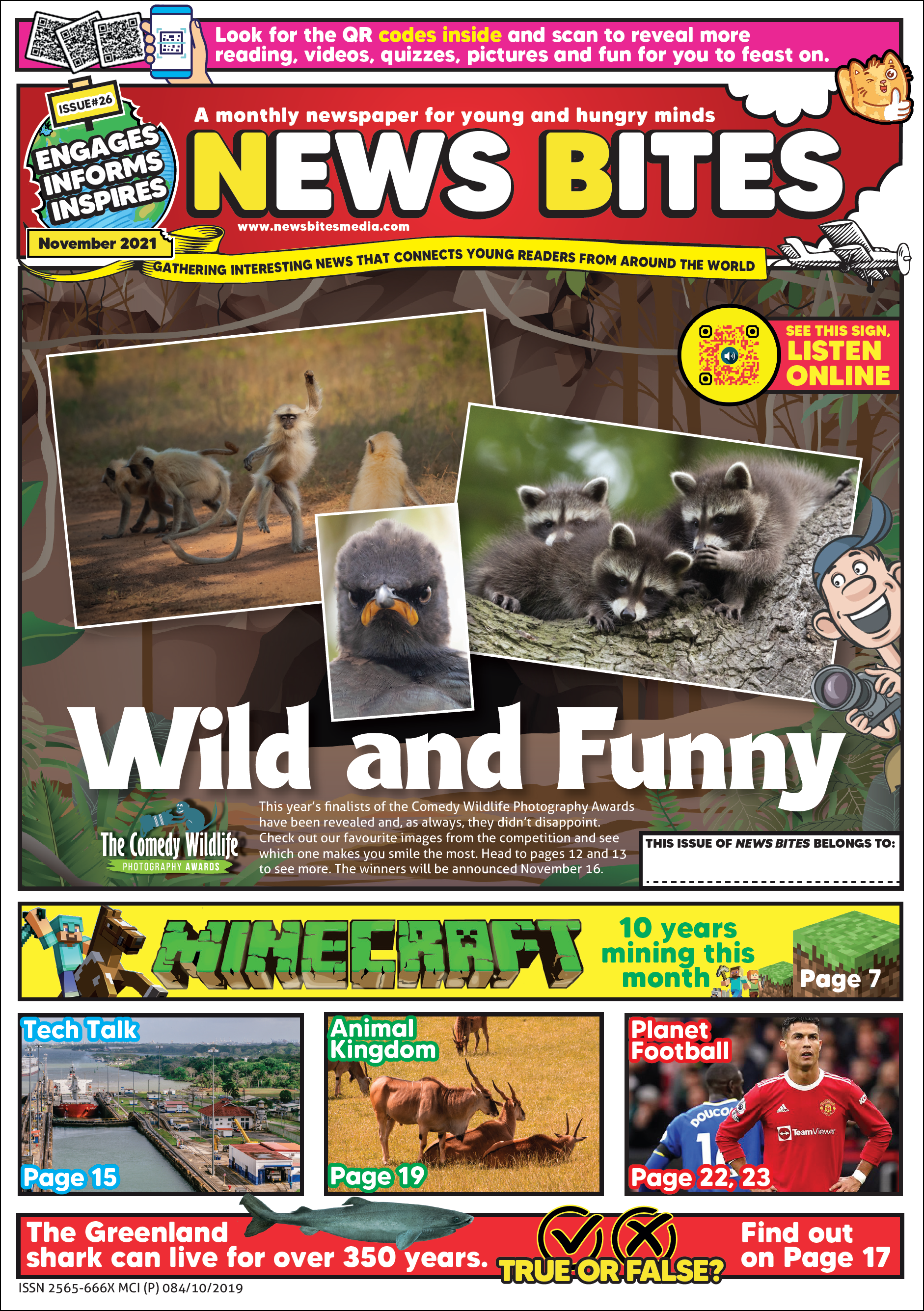 Newsbites Magazines for Schools - Issue No. 26, November 2021