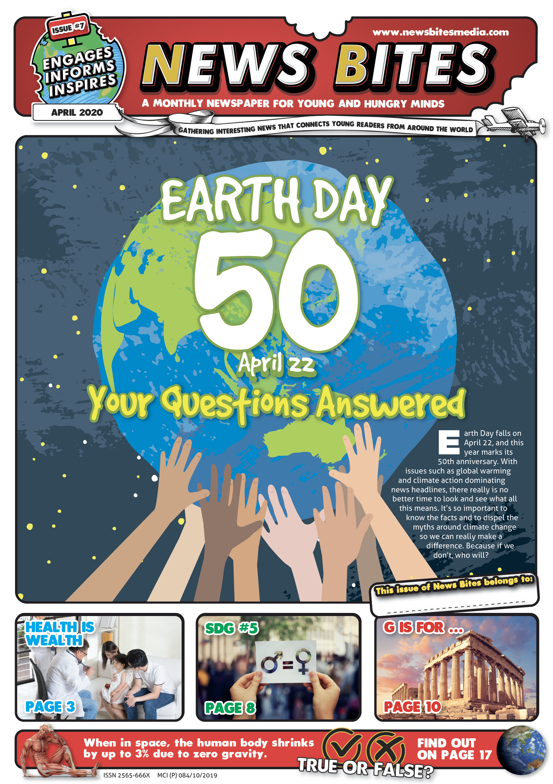 Newsbites Magazines for Schools - Issue No. 7, April 2020