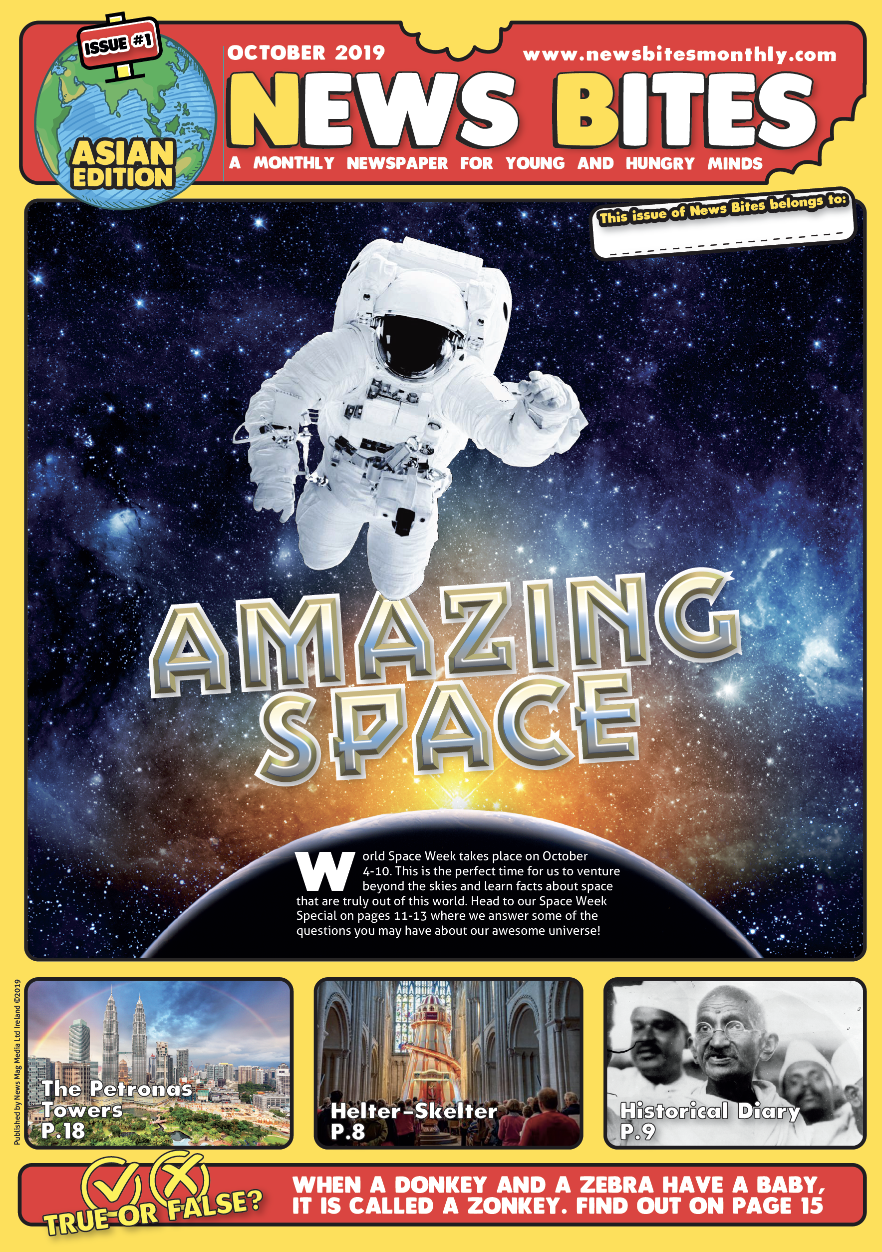 Newsbites Magazines for Schools - Issue No. 1, October 2020