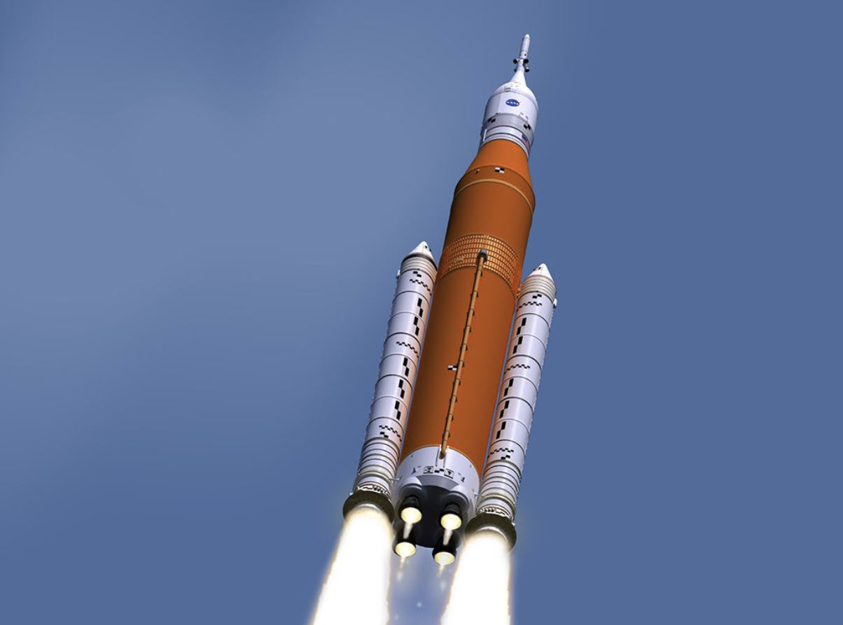 SLS Rocket Launches 